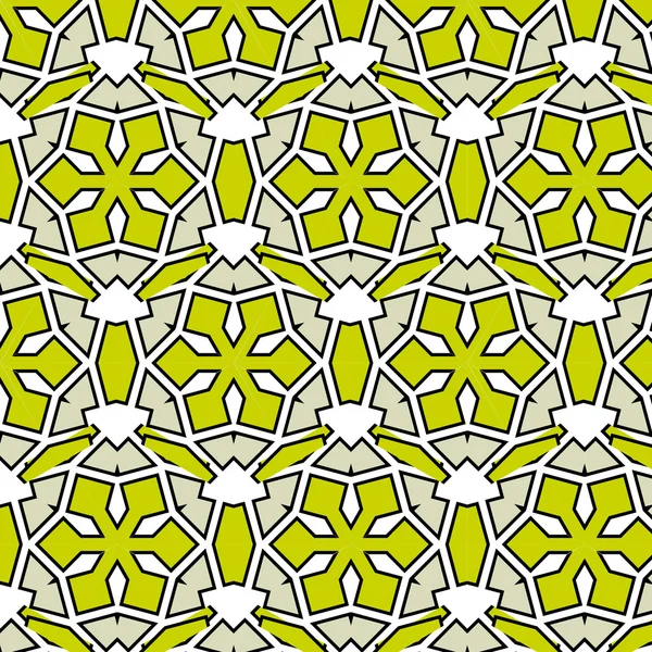 Abstracte achtergrond sieraad geometrische vintage naadloze — Stockvector