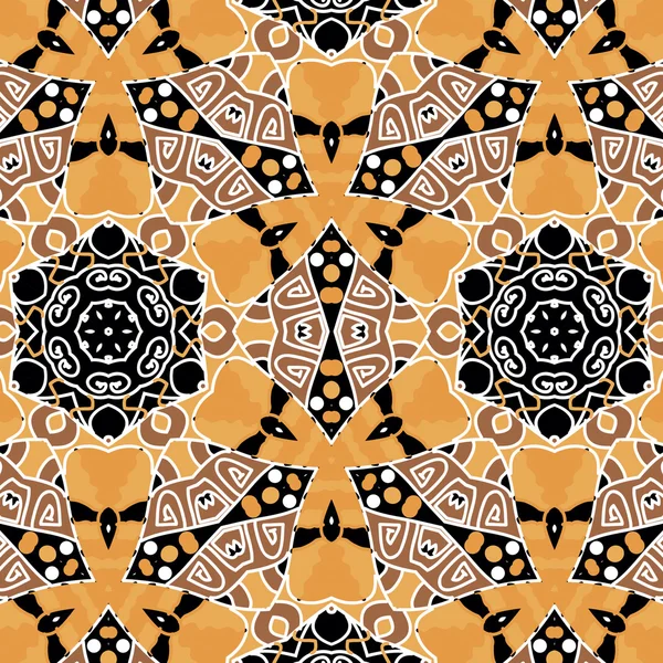 Abstracte achtergrond sieraad geometrische vintage naadloze — Stockvector