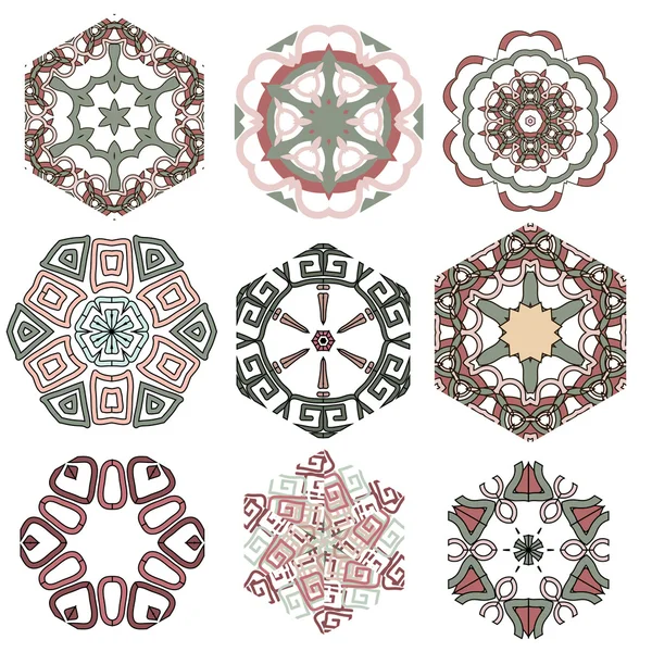 dantel çiçek etnik süsü modeli