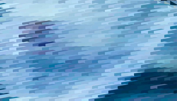 抽象表现主义，梦幻般的蓝色风景 — 图库矢量图片