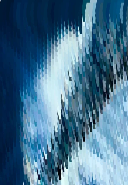 抽象的表現主義、幻想的な青の風景 — ストックベクタ