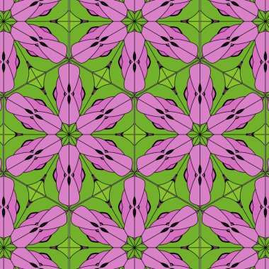 dantel çiçek etnik süsleme seamless modeli