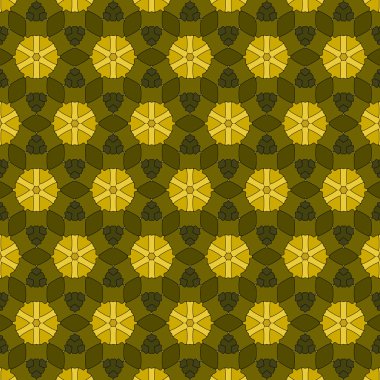 dantel çiçek etnik süsleme seamless modeli