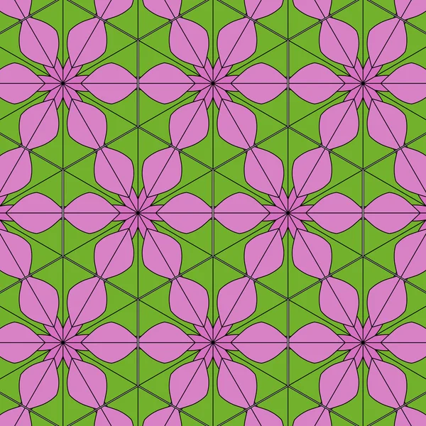 레이스 꽃 민족 장식 완벽 한 패턴 — 스톡 벡터
