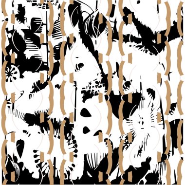 kahverengi soyut retro vintage doku