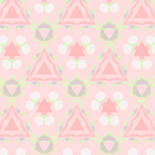 Cute abstract pink feminine pattern textiles — Stock Vector