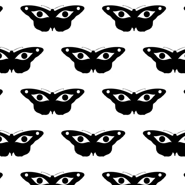 Papillon monarque aux ailes ouvertes — Image vectorielle
