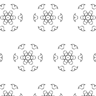 İlkel basit gri retro seamless modeli