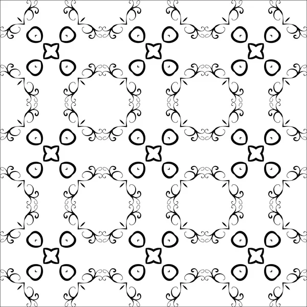 Primitive motif simple gris rétro sans couture — Image vectorielle