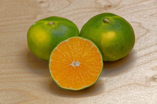 Miyagawa, kernlose exotische Frucht satsuma — Stockfoto