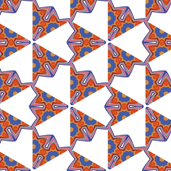 Bright, attention-grabbing pattern in the sixties style — Stockový vektor