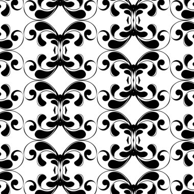 İlkel basit gri retro desen