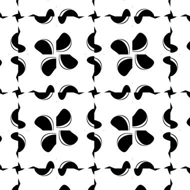 İlkel basit gri retro desen