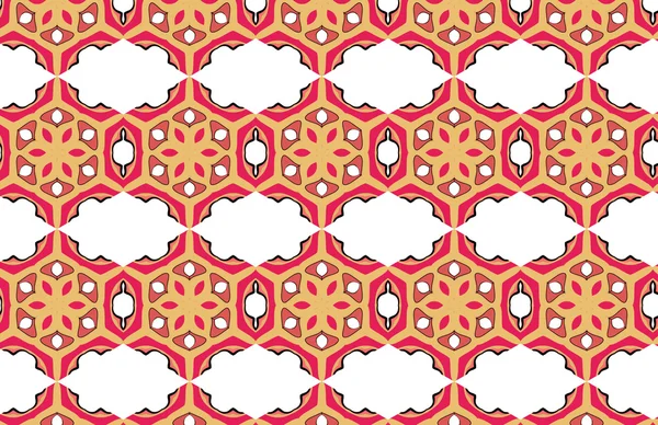 Glamoureuze kleur geometrische abstracte etnische sieraad — Stockvector