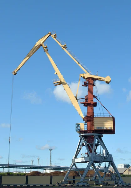 Big port crane — Stock Photo, Image