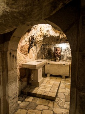 Bethlehem, İsrail, 12 Temmuz 2015: Şehir Bethlehem. Ben çapraz