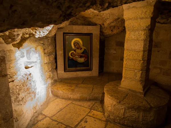 BETHLEHEM, ISRAEL - JULHO 12, 2015: Gruta de Leite em Belém, Isr — Fotografia de Stock