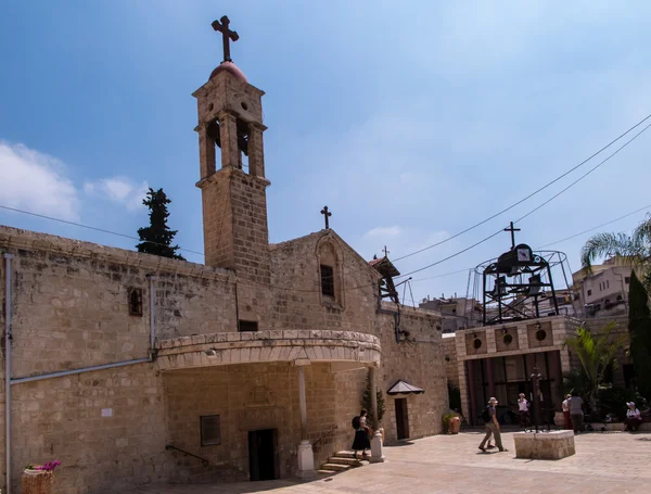 Řecká pravoslavná církev Zvěstování, nazareth, — Stock fotografie