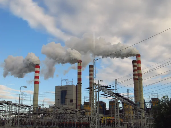 Lignite-fired plants — Stock Photo, Image