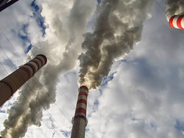 smoke from high chimneys