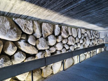 Jerusalem, İsrail - 16 Temmuz 2015 r.: Yad parçası Anıtı 