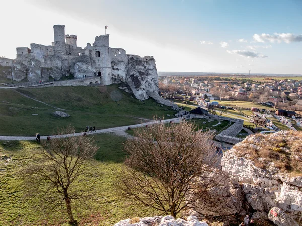 Ruinas del castillo de Ogrodzieniec - Polonia — Foto de Stock