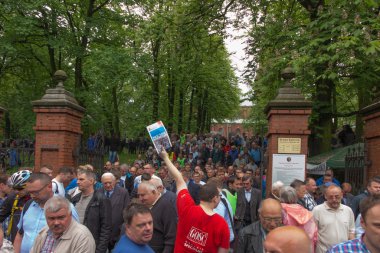 Piekary Slaskie, Polonya, 29 Mayıs 2016.: yıllık gala erkekler ve