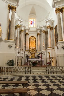 Chelm, Polonya - 7 Mayıs 2016: tapınak içinde Bazilika 