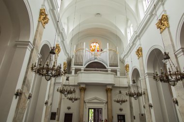 Chelm, Polonya - 7 Mayıs 2016: tapınak içinde Bazilika 