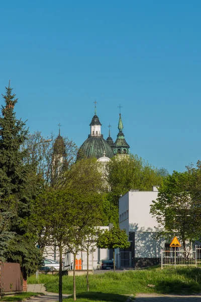 Santuario, la Basílica de la Virgen María en Chelm en Pola oriental — Foto de Stock