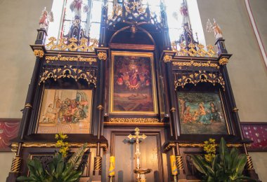 Sokolow Malopolski, Polonya - 9 Haziran 2016: Mary görüntü 