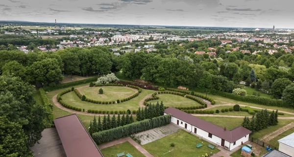 Pohled na města Chelm v Polsku. V popředí, — Stock fotografie