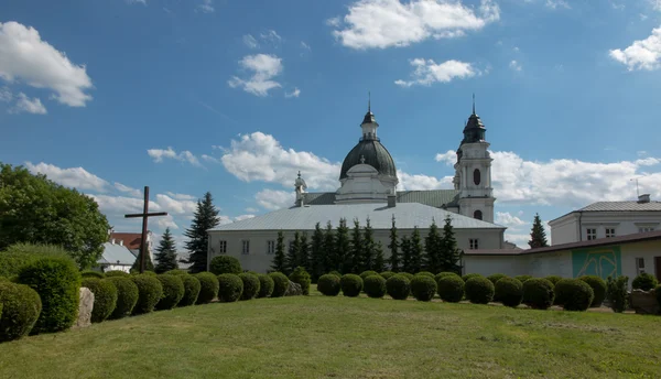 Santuario, la Basílica de la Virgen María en Chelm en Pola oriental — Foto de Stock