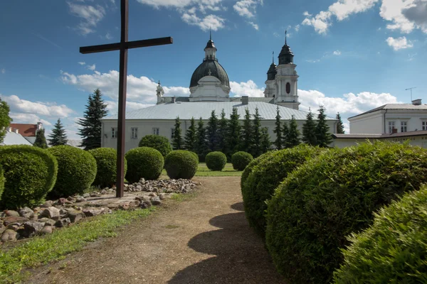 Santuario, la Basílica de la Virgen María en Chelm en Pola oriental — Foto de Stock