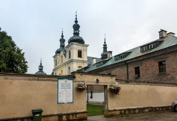 Sanctuary and the Franciscan Monastery in Kalwaria Paclawska in — стоковое фото