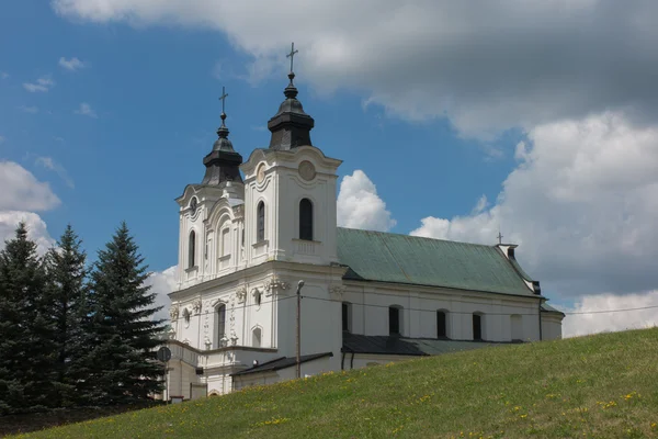 Santuario de San Juan de Dukla, padres del monasterio bernardino — Foto de Stock