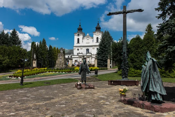 Dukla, Poland - July 20, 2016: Monument and Shrine of St. John o — Stock Photo, Image