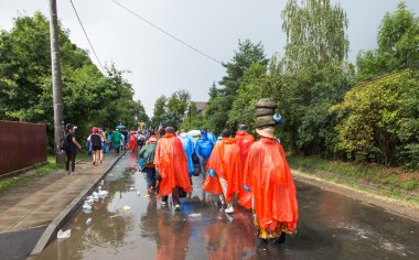 Krakow, Polonya - 30 Temmuz 2016: Tanımlanamayan Worl katılımcıların