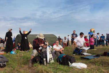 Krakow, Polonya - 31 Temmuz 2016: Tanımlanamayan Worl katılımcıların