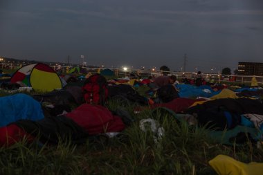 Krakow, Polonya - 31 Temmuz 2016: Tanımlanamayan Worl katılımcıların