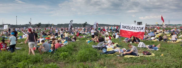 Krakow, Polonya - 31 Temmuz 2016: Tanımlanamayan Worl katılımcıların
