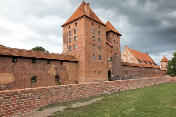 Замок в Мальборке, Польша — стоковое фото