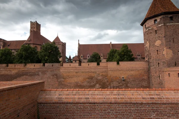 Castelo em Malbork, Polonia — Fotografia de Stock