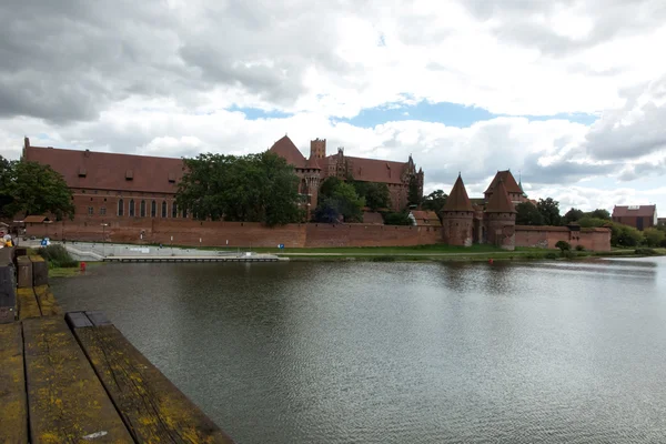 Замок в Мальборке, Польша — стоковое фото