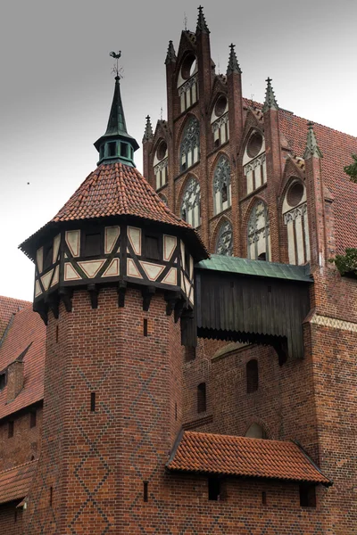 Schloss in malbork, polen — Stockfoto