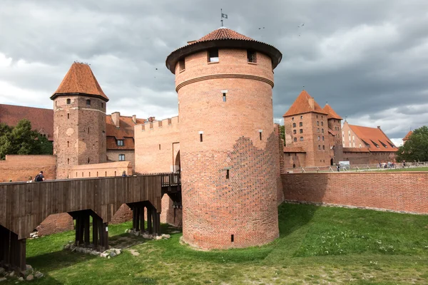 Замок в Мальборке, Польша — стоковое фото