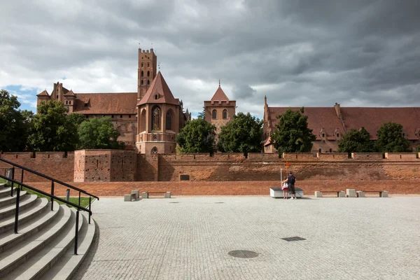 Château à Malbork, Pologne — Photo