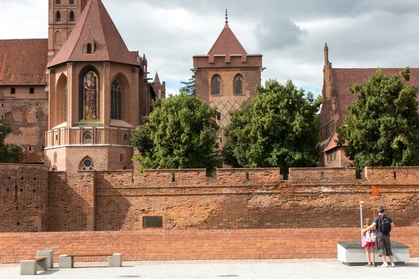 Castelo em Malbork, Polonia — Fotografia de Stock