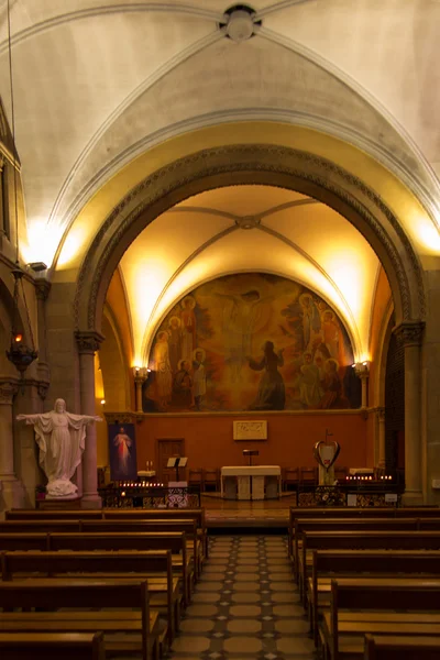Paray Le Monial, Francie – 13. září 2016: Uvnitř kaple — Stock fotografie