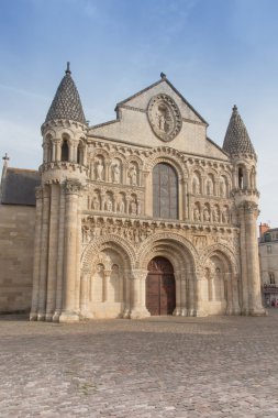 Poitiers kilisede Notre Dame la Grande dış